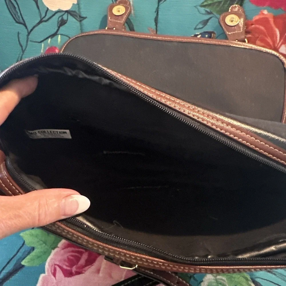 Vintage Full Grain Leather Satchel kMQ Messenger Shoulder Bag